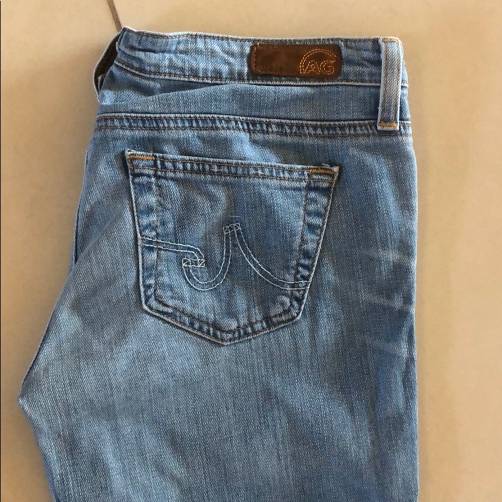 AG Adriano Goldschmied Light Blue Boot Cut Jeans